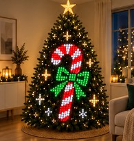 Bastón navideño