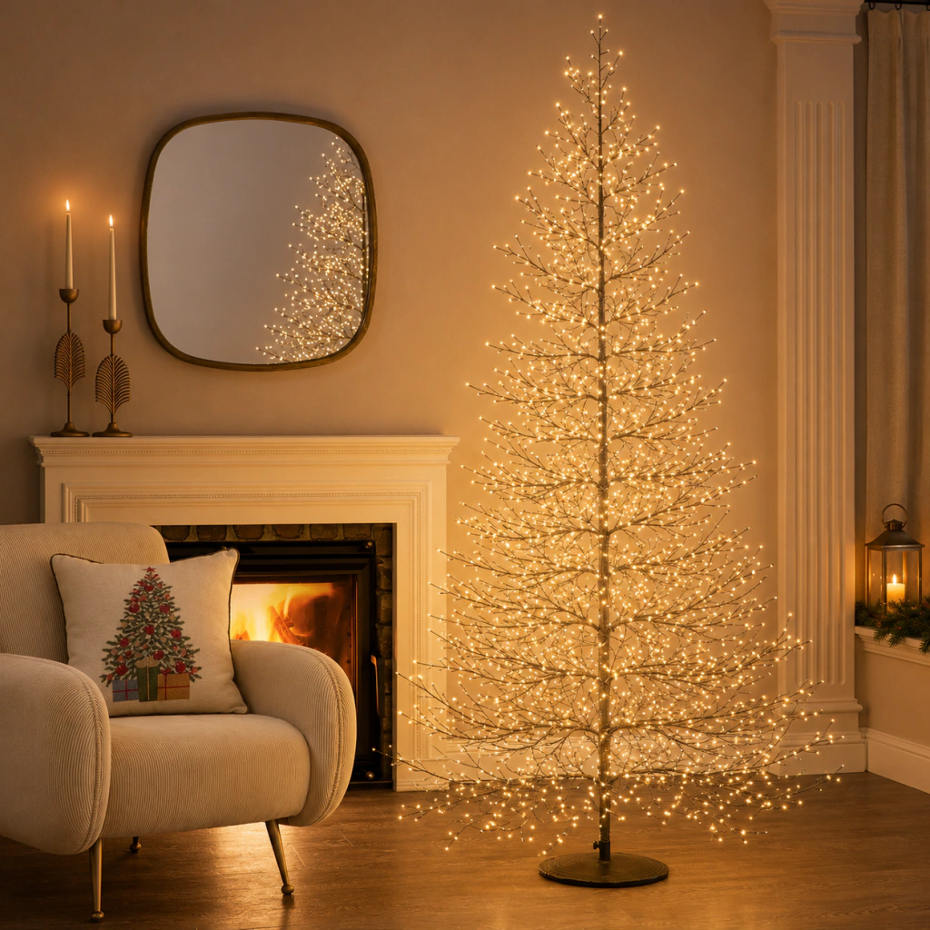 ARBOL DUBAI CON CONTROL REMOTO NEGRO en internet
