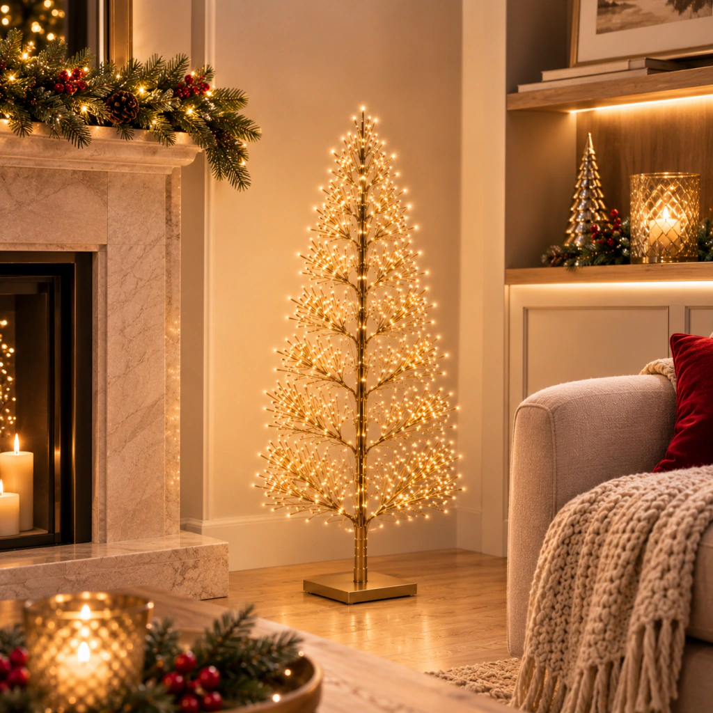 ARBOL PARIS ORO CON CONTROL REMOTO en internet